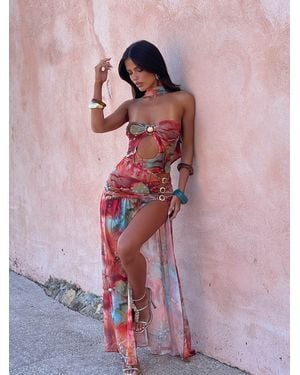 Outcast Danique Maxi Dress Plia - Pink