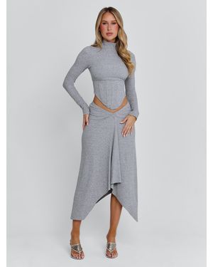 Outcast Amelis Maxi Skirt - Blue