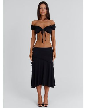 Outcast Arrielle Midi Skirt - Black