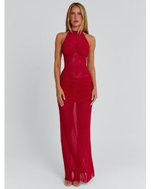 Outcast Zerra Maxi Dress - Red