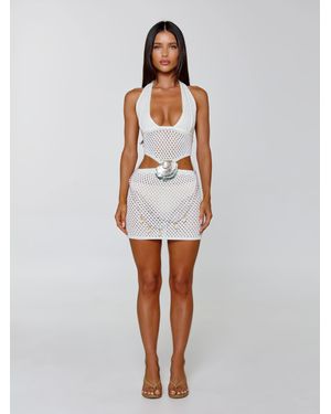 Outcast Andrianna Mini Dress Ivory - White