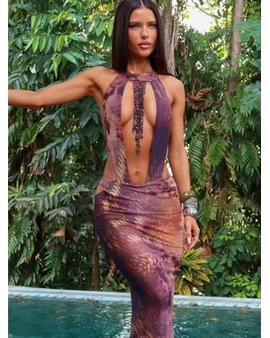 Outcast Demie Maxi Dress Ishtar - Green