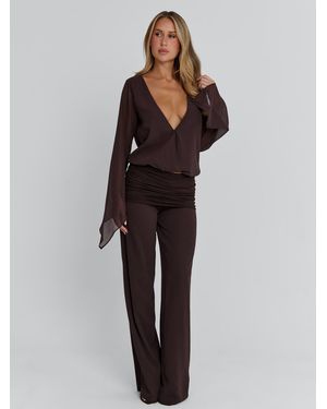 Outcast Lenna Pant Chocolate - Brown