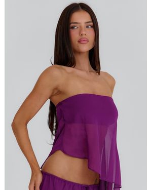 Outcast Clovelly Top Plum - Purple