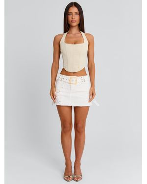 Outcast Novai Mini Skirt - White