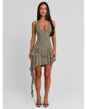 Outcast Jaquie Mini Dress - Green