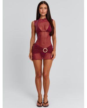 Outcast Ziane Mini Dress - Red