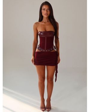 Outcast Desiree Mini Dress - Purple