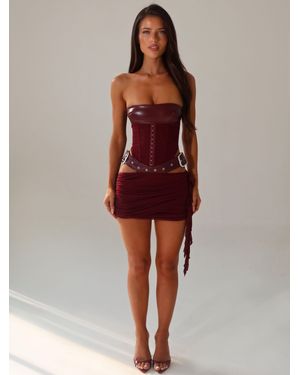 Outcast Desiree Mini Dress - Purple