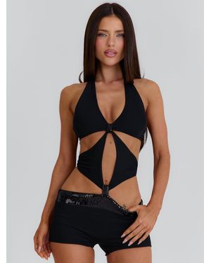 Outcast Marely Playsuit - Black