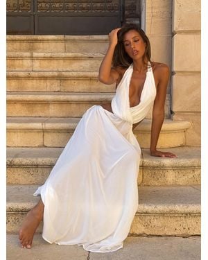 Outcast Selei Maxi Dress - White