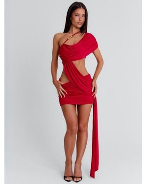 Outcast Collina Mini Skirt - Red