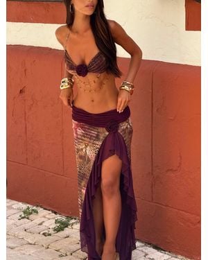 Outcast Lila Maxi Skirt Alena - Orange