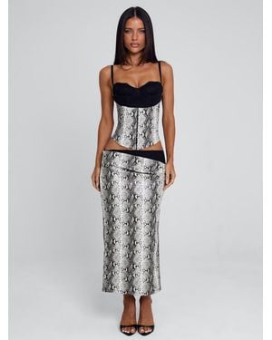 Outcast Ravelle Top Snake - White