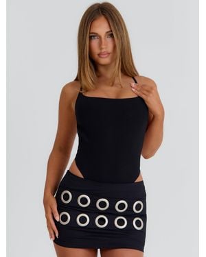 Outcast Galina Mini Skirt - Blue