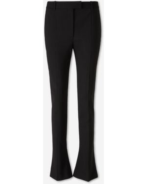 McQueen Pantalones De Vestir - Negro