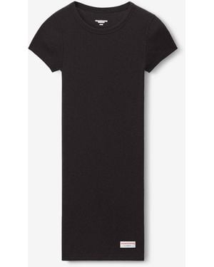 Alexander Wang Vestido Mini Drapeado - Negro