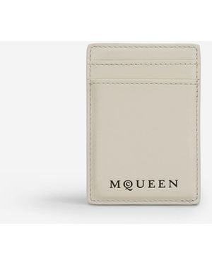 McQueen Tarjetero Logo - Blanco