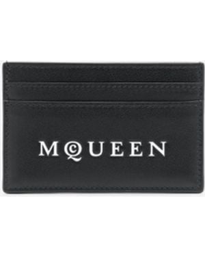 McQueen Tarjetero Cuero - Blanco