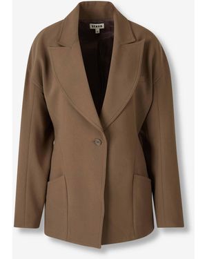 STAUD Blazer Cole - Marrón