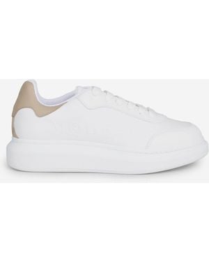 McQueen Zapatillas Logo Piel - Blanco