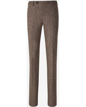 Santa Eulalia Pantalones Formales Lana - Gris