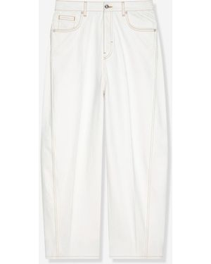 Givenchy Jeans Rectos Anchos - Blanco