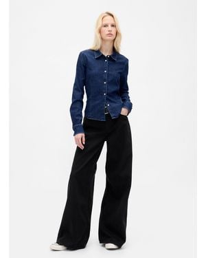 Gap Jeans Wide Leg, Donna, Taglia - Blu