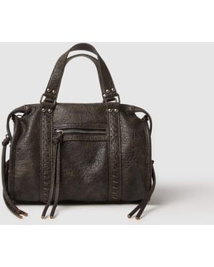 B.ANGEL Borsa A Mano Con Tasca Esterna, Donna, Taglia - Nero