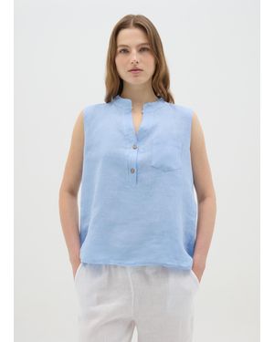 Hybrid Camicia Smanicata Da Donna - Blu