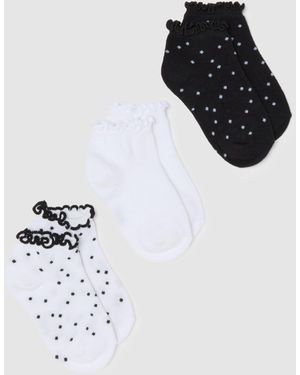 OVS Tripack Calze Corte Da Ragazza - Multicolore