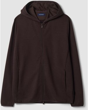 Piombo Tech Felpa Marrone - Nero