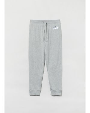 Gap Joggers in felpa con ricamo logo - Grigio