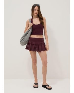 B.ANGEL Gonna Mini Viola - Rosso