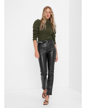 Gap Pantaloni slim fit effetto lucido - Verde