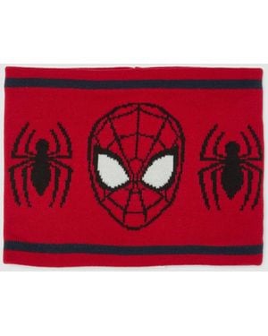Marvel Sciarpa Rossa Con Stampa Spider- Bambino, Taglia - Rosso