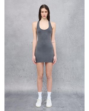 Utopia Backless Mini Dress Vintage, Donna, Taglia - Blu
