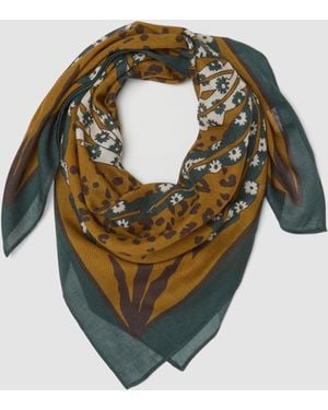 Les Copains Foulard Verde - Blu