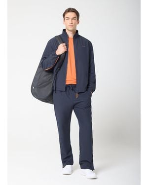 OVS Jogger Sportivi Con Zip Sul Fondo Altavia Court, Uomo, Taglia - Blu