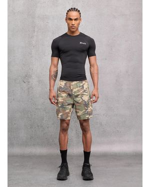 Utopia Technical Cargo Shorts Camo, Uomo, Taglia - Grigio