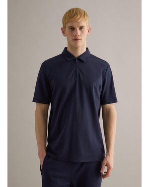 Piombo Tech Polo A Maniche Corte - Blu