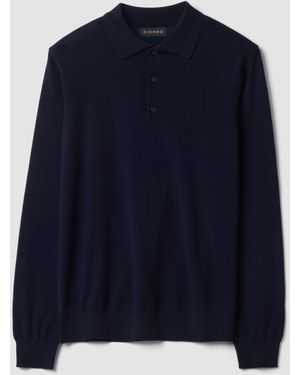 Piombo Maglia Polo - Blu