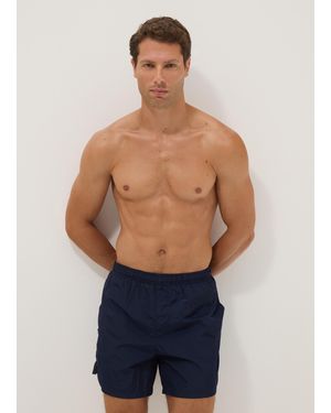 URBAN COMMUTER Boxer Mare Con Vita Elasticizzata, Uomo, Taglia - Blu