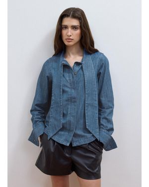 Les Copains Camicia Denim - Blu