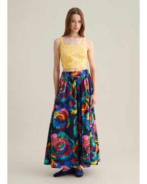 Piombo Top Cropped Da Donna - Giallo