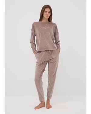 OVS Pantaloni Pigiama - Marrone