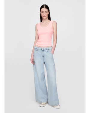 Gap Jeans A Gamba Larga - Blu