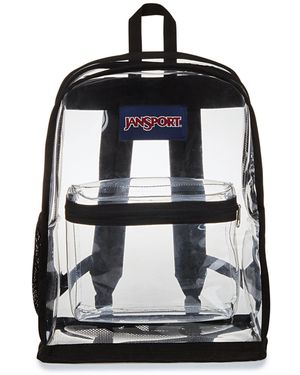 Jansport Zaino Clear Pack Trasparente Uomo, Taglia - Nero