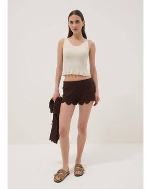 B.ANGEL Shorts Marroni - Neutro