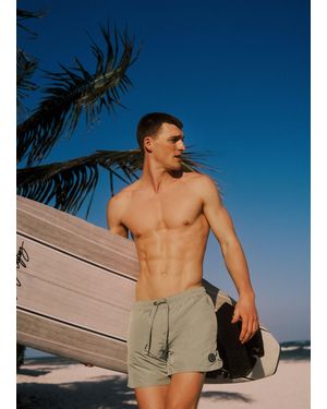Maui Boxer Mare Con Vita Elasticizzata E Coulisse, Uomo, Taglia - Verde